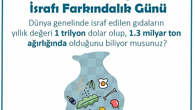 Gıda İsrafı Farkındalık Günü: Her Yıl 1 Milyar Tondan Fazla Gıda Çöpe Gidiyor