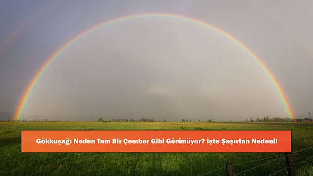 Gökkuşağı Neden Tam Bir Çember Gibi Görünüyor? İşte Şaşırtan Nedeni!