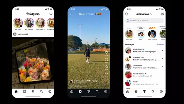 Instagram'ın Arayüzünde Büyük Dönüşüm: DM'ler Aşağıya Taşındı, Reels Öne Çıktı