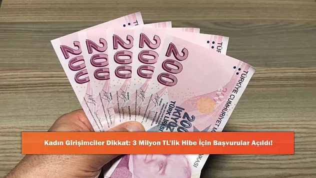 Kadın Girişimciler Dikkat: 3 Milyon TL'lik Hibe İçin Başvurular Açıldı!