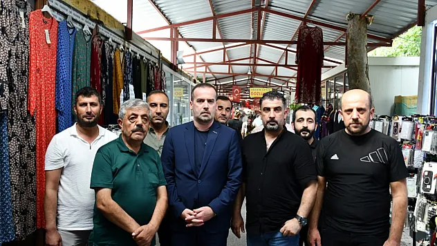 Karademir'den Kanalboyu esnafına ziyaret