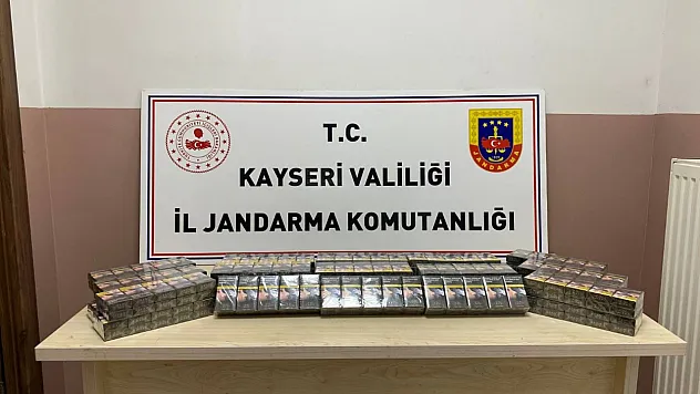 Kayseri-Malatya Karayolunda Kaçak Sigara Operasyonu