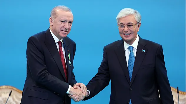 Kazakistan'da Tarihi Anlar! Erdoğan Dünyada Bir İlki Başardı
