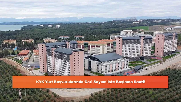 KYK Yurt Başvurularında Geri Sayım: İşte Başlama Saati!
