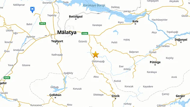 Malatya'da 4.4 Büyüklüğünde Deprem!