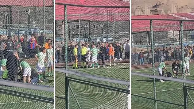 Malatya Amatör Lig'de Şok Olay: Yan Hakeme Scooter İsabet Etti, Maç Tatil Edildi