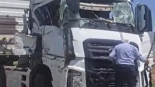 Malatya Arapgir'de Feci Kaza! Hayvan Yüklü Tır Devrildi, Yol Savaş Alanına Döndü