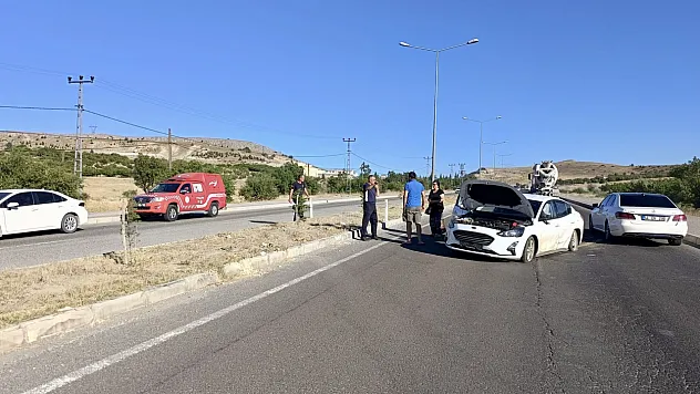 Malatya Arguvan Kavşağı'nda Korkutan Kaza!