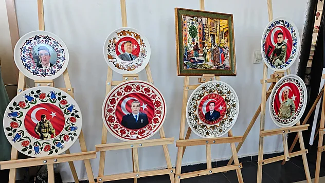 Malatya'da 15 Temmuz Anısına Hazırlanan Eserler Ziyaretçilerin Beğenisine Sunuldu!