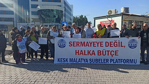 Malatya'da 2026 Bütçesine Sert Tepki! Bu Bütçede Emekçi Yok!