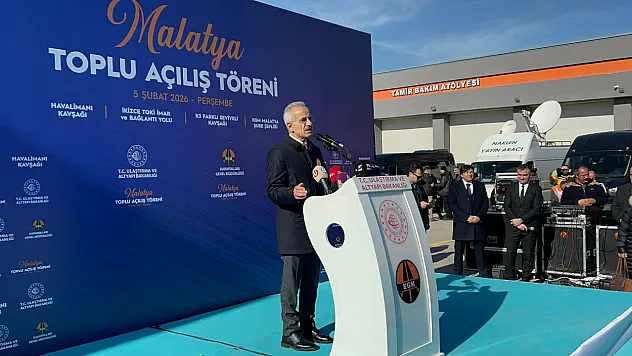 Bakan Uraloğlu Malatya'da Üç Projeyi Hizmete Açtı!