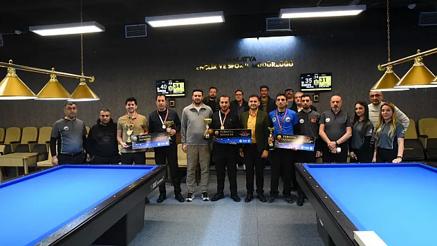 Malatya'da Bilardo Şampiyonu Belli Oldu!