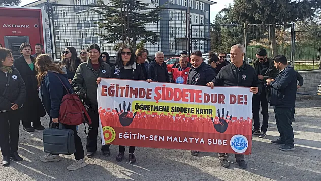 Malatya'da Eğitimcilerden Güvenlik İsyanı: Okullar Şiddete Teslim Edilmeyecek