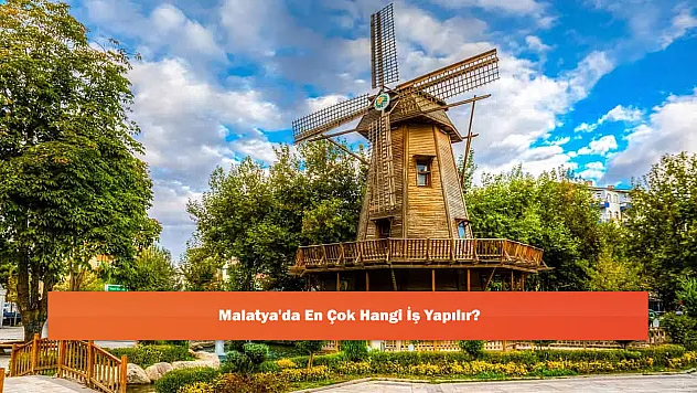 Malatya'da En Çok Hangi İş Yapılır?