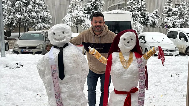 Malatya'da Esnaftan Kardan Çift ve Temsili Düğün