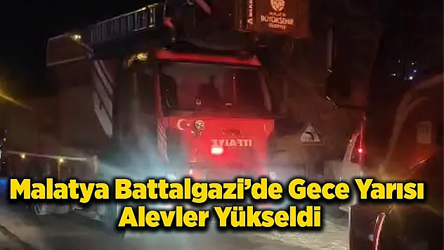 Malatya'da Ev Yangını: Kadın Kurtarıldı