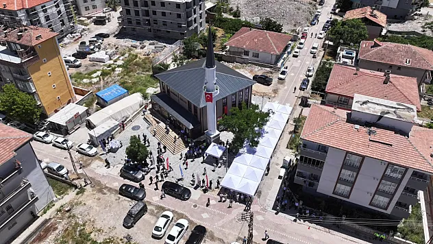 Malatya'da Hacı Hüseyin Kölük Camii Düzenlenen Törenle İbadete Açıldı!