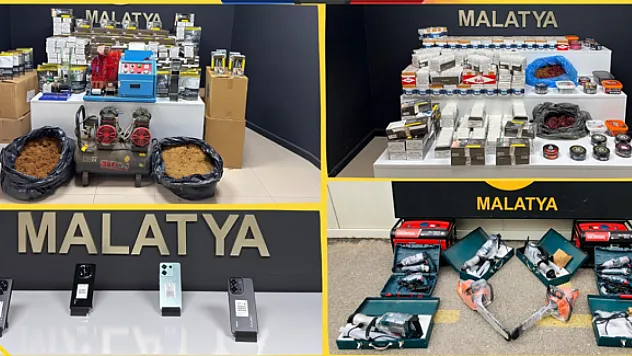 Malatya'da Kaçakçılık Operasyonu: 10 Gözaltı
