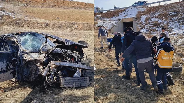 Malatya'da Kaza! Genç Sürücü Öldü