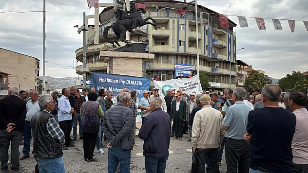 Malatya'da Maden Tepkisi! 'Hekimhan İliç Olmasın'