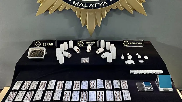 Malatya'da Narkotik Baskınında 14 Şüpheli Yakalandı