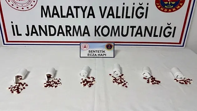 Malatya'da Narkotik Operasyonu! Yüzlerce Hap Ele Geçirildi