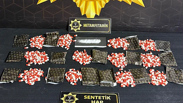 Malatya'da Narkotik Operasyonu! 4 Kilo 875 Gram Metamfetamin Ele Geçirildi