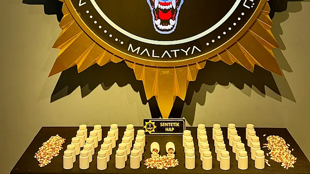 Malatya'da Narkotik Operasyonu! Binlerce Hap Ele Geçirildi