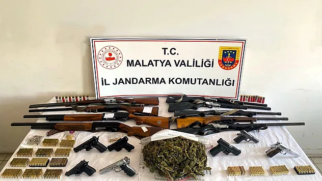 Malatya'da Operasyon Jandarma Suç Şebekelerine Göz Açtırmadı!