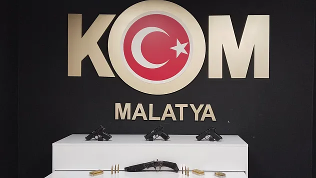 Malatya'da Ruhsatsız Silah Operasyonu! Çok Sayıda Silah ve Mühimmat Ele Geçirildi
