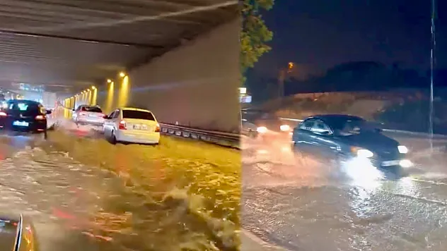 Malatya'da Sağanak Hayatı Felç Etti! Alt Geçitler Suyla Doldu