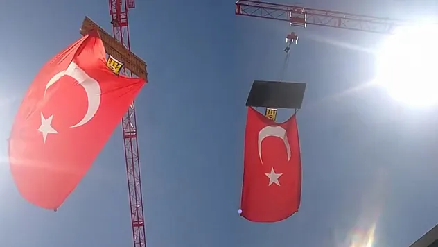 Malatya'da Şantiyede Ali Koç'a Veda Şovu