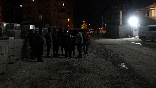 Malatya'da şantiyede taşlı sopalı kavga: 4 Yaralı