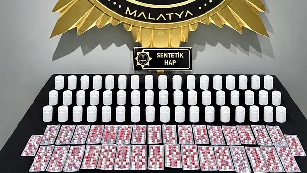 Malatya'da Sokak Satıcılarına Operasyon! Binlerce Sentetik Hap Ele Geçirildi