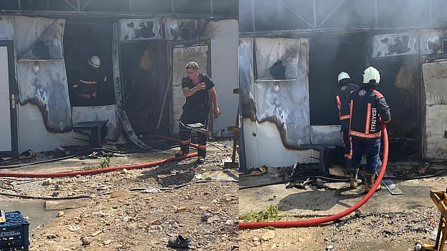 Malatya'da TOKİ şantiyesinde yangın: ekipler müdahale etti