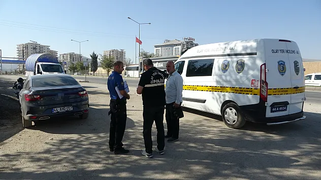 Malatya'da Trafik Kazası: Motosiklet Sürücüsü Ağır Yaralandı