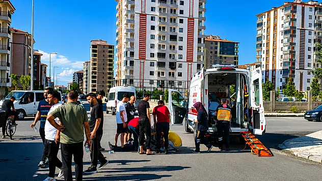Malatya'da Trafik Kazası! Motosiklet Sürücüsü Yaralandı