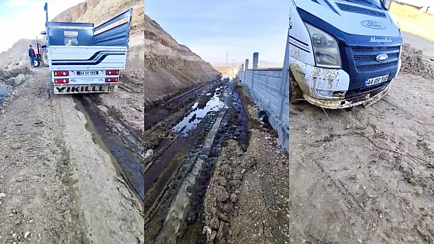 Malatya'da Üretici Yolda Mahsur Kaldı