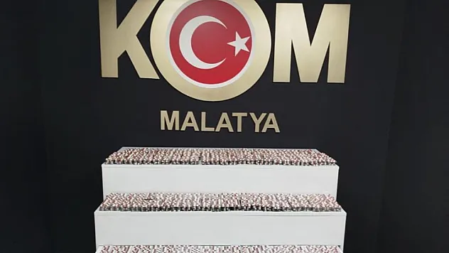 Malatya'da uyuşturucu operasyonu: 8 binden fazla ele geçirildi