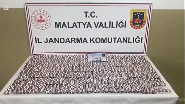 Malatya'da Uyuşturucu Operasyonu: Binlerce Hap Ele Geçirildi