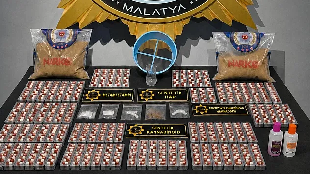 Malatya'da Uyuşturucu Operasyonu! 2 Bin 422 Hap Ele Geçirildi