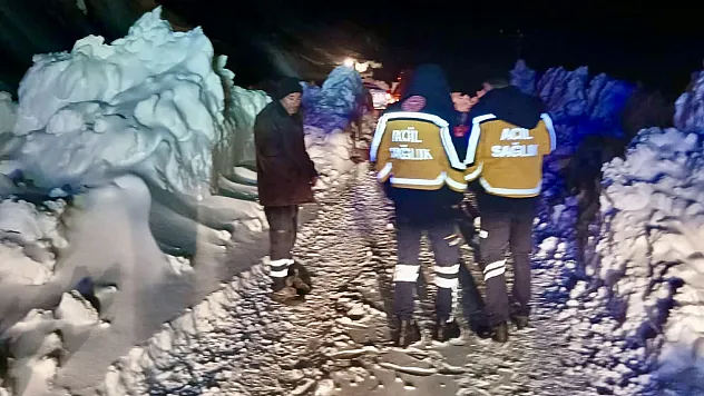 Malatya'da Yol Çalışmasında Çığ Tehlikesi