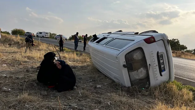 Malatya'da Yolcu Minibüsü Kaza Yaptı: 1 Yaralı