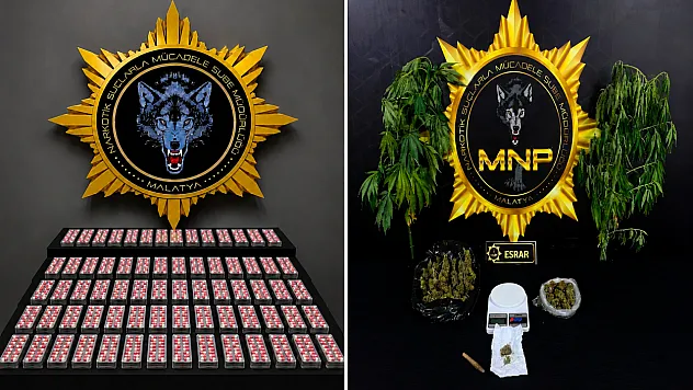 Malatya'da Zehir Tacirlerine Ağır Darbe! 7 Tutuklama