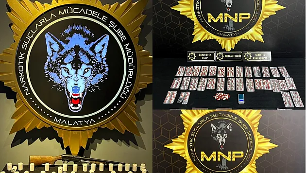 Malatya'da Zehir Tacirlerine Geçit Yok: 3 Tutuklama