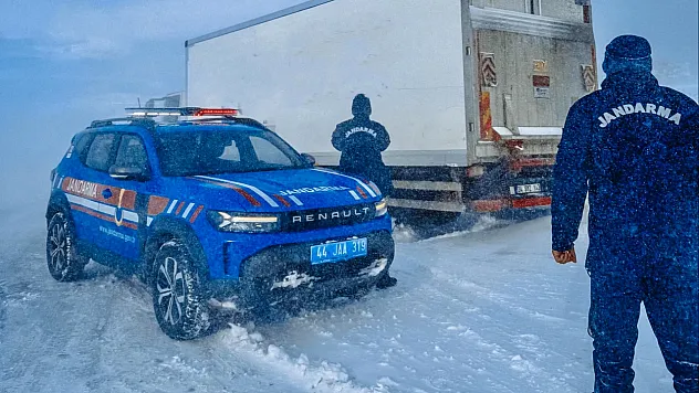 Malatya–Gürün Arası Ulaşıma Kar Engeli