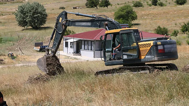 Malatya Hekimhan'da Taziye Evinin Temeli Atıldı!