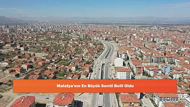 Malatya'nın En Büyük Semti Belli Oldu