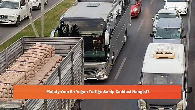 Malatya'nın En Yoğun Trafiğe Sahip Caddesi Hangisi?