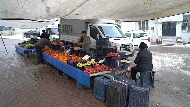 Malatya Pazarlarında Kışın Zor Günleri!